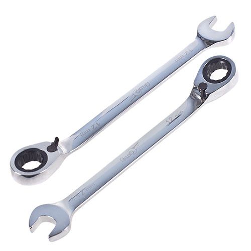 Ключ комбинированный трещоточный с реверсом 15 мм Alloid