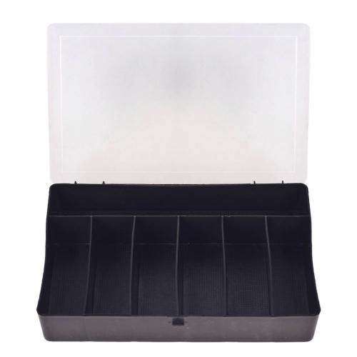 Органайзер 204*141*34 мм черный 7 отделов (31723)