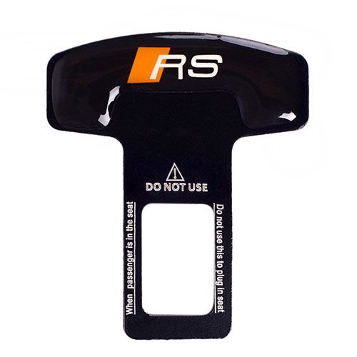 Заглушка ремня безопасности алюминиевая RS (1 шт.) ((200))