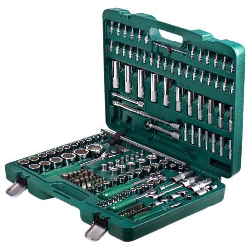 Набор инструмента 177 предметов 1/4", 3/8", 1/2" (ТК-177V) HANS (ТК-177V/TK-177)