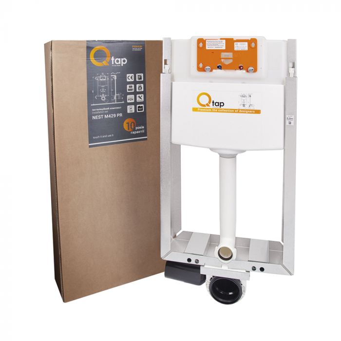 Смывающийся бачок скрытого монтажа для унитаза Qtap Nest QT0134M429