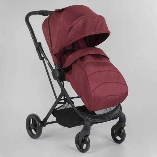 Коляска прогулочная JOY Liliya (10105) Вишневая