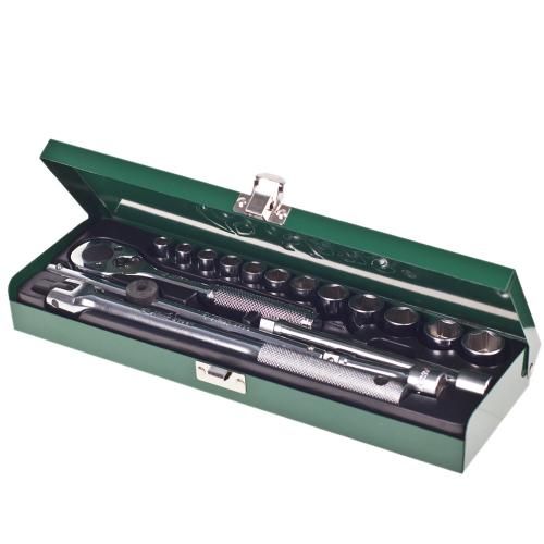 Набор торцевых головок 3/8" , 17 предметов (3617M) HANS