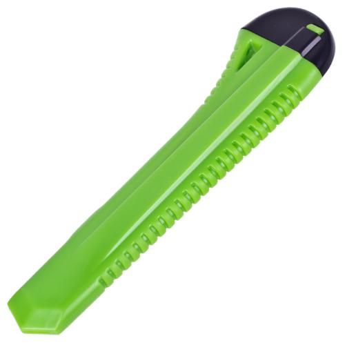 Нож пластиковый с выдвижным сегментом лезвием 18мм Alloid