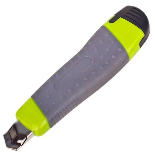 Нож пластик/резина с выдвижным сегментом лезвием 18мм Alloid