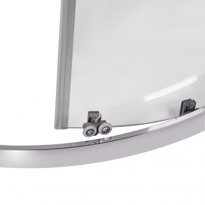 Душевая кабина Qtap Taurus CRM1011AC6 100х100 см, стекло Clear 6 мм покрытие CalcLess, без поддона