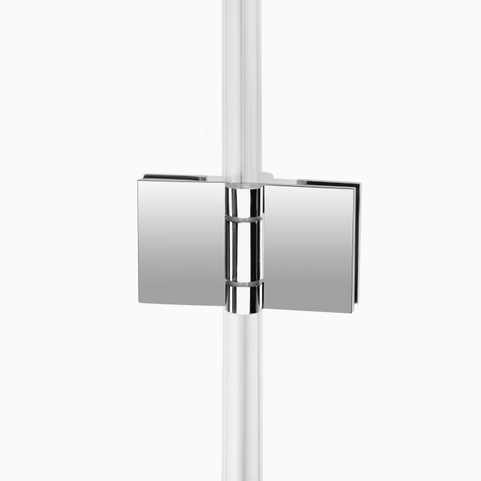 Душевая кабина Qtap Capricorn CRM1018RC6 100х80 см, стекло Clear 6 мм, CalcLess, без поддона