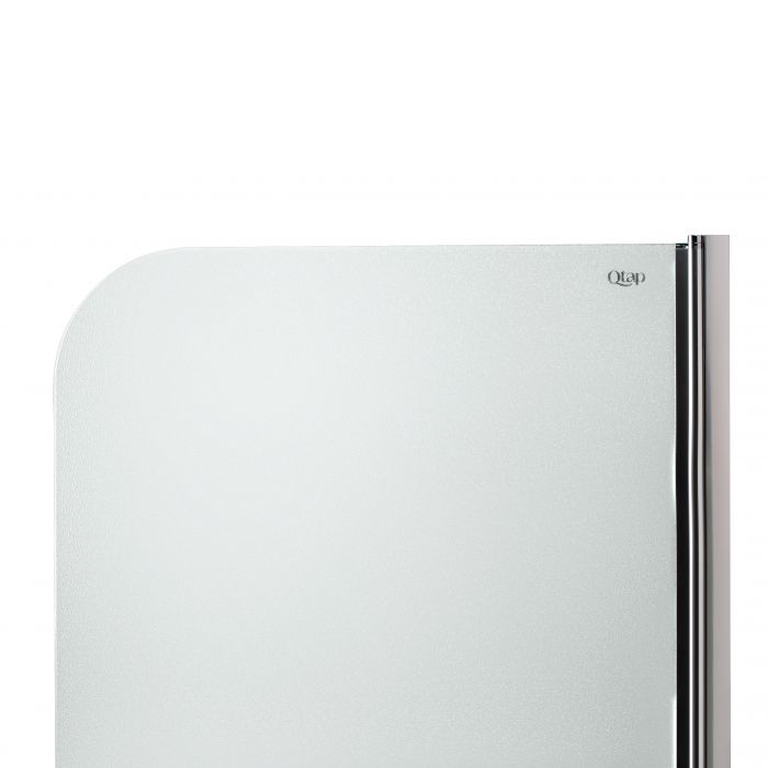 Штора на ванну Qtap Standard CRM407513APR стекло Pear 6 мм, 75х130 см, право