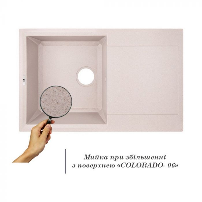 Кухонная мойка Lidz 790x495/230 COL-06 (LIDZCOL06790495230)