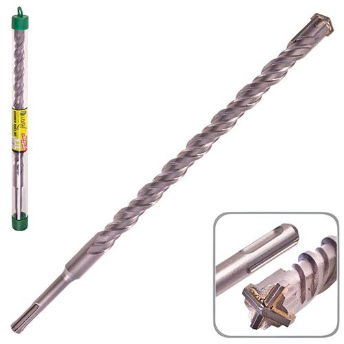 Бур по бетону SDS-plus S4 QUADRO 16x310мм в тубе Alloid (CH-16310)