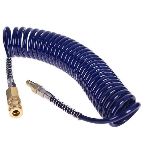 Шланг спиральный для пневмоинструмента 5мм*8мм*15м (полиуретан) Alloid