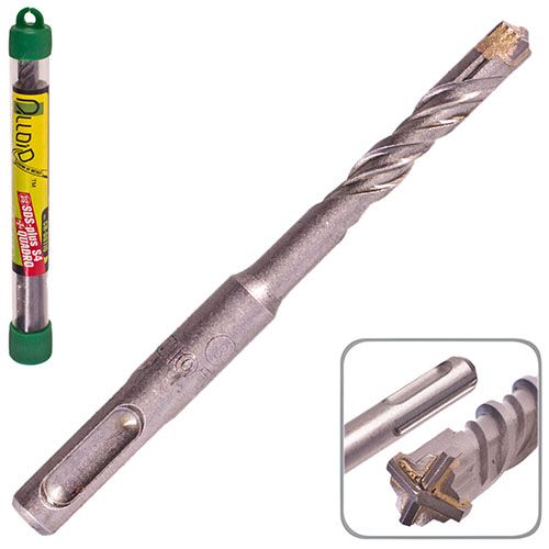Бур по бетону SDS-plus S4 QUADRO 8x110мм в тубе Alloid (CH-08110)