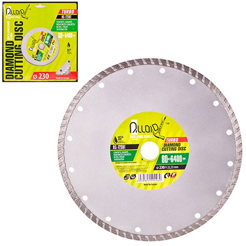 Диск алмазный отрезной Turbo 230 мм Alloid