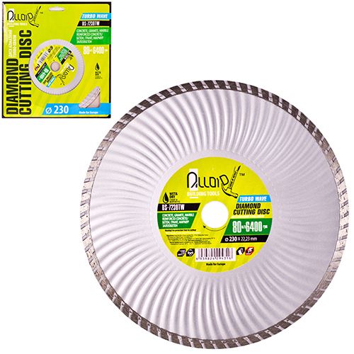 Диск алмазный отрезной Turbo Wave 230 мм Alloid