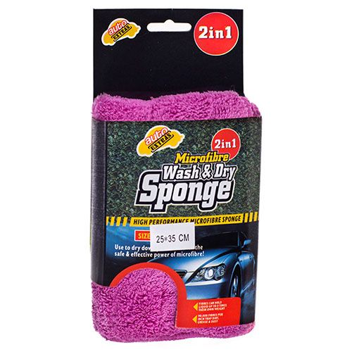 Салфетки микрофибра толстуха 25х35см (1 шт.) ((100))