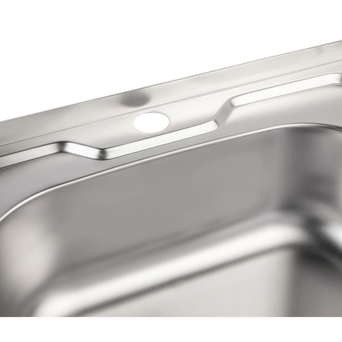 Кухонная мойка Lidz 5050 0,6мм Satin (LIDZ5050SAT06)