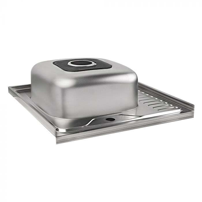 Кухонная мойка Lidz 6060-L 0,6мм Satin (LIDZ6060SAT06)