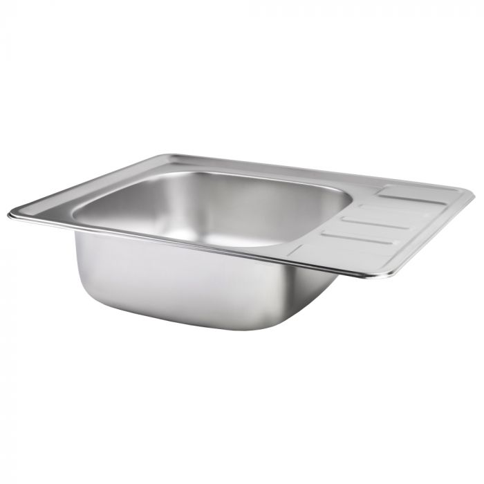 Кухонная мойка Lidz 6350 0,8мм Satin (LIDZ6350SAT8)