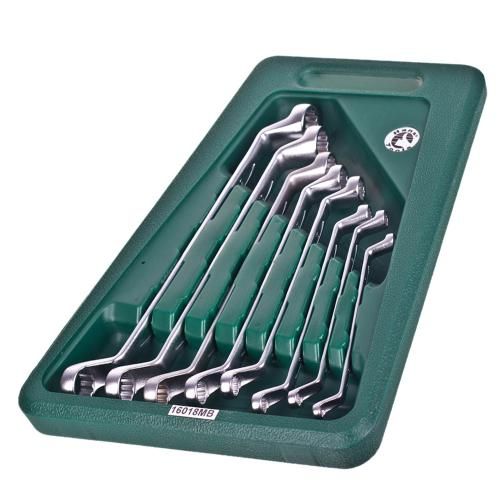 Набор ключей накидных 8 пр. 6х7 - 21х22 мм (16018MB) HANS
