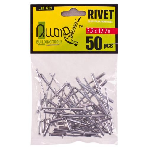 Заклепка алюминиевая 3,2х12,7мм, 50 шт Alloid