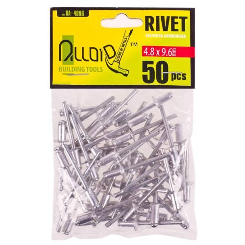 Заклепка алюминиевая 4,8х9,6мм, 50 шт Alloid (RA-4896)