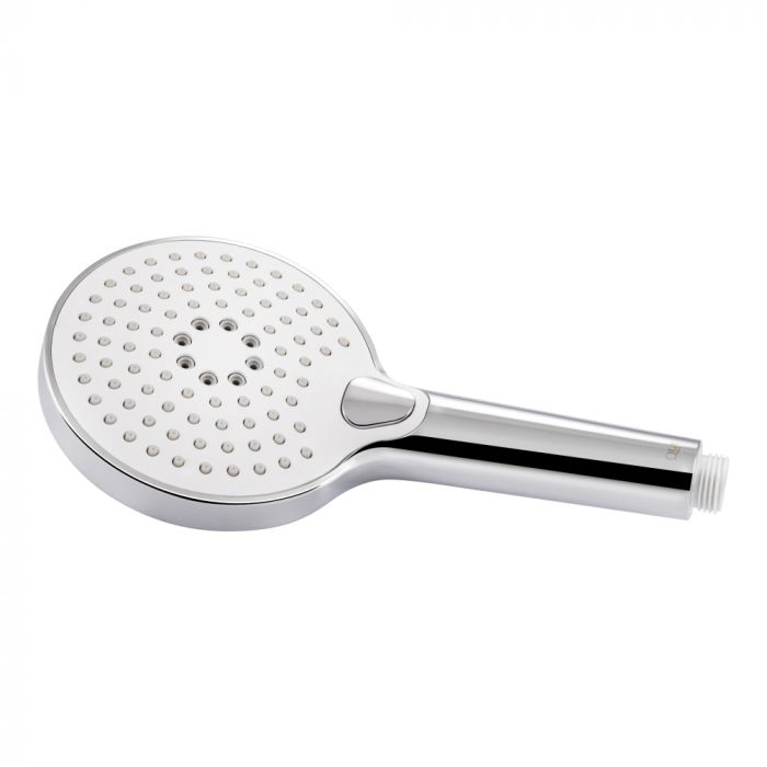 Душевая система универсальная Qtap Sloup на три потребителя (с изливом) с полкой QTSL51105OGC Chrome