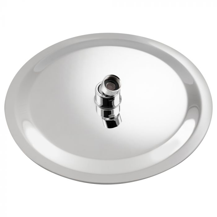 Душевая система универсальная Qtap Sloup на три потребителя (с изливом) с полкой QTSL51105OGC Chrome