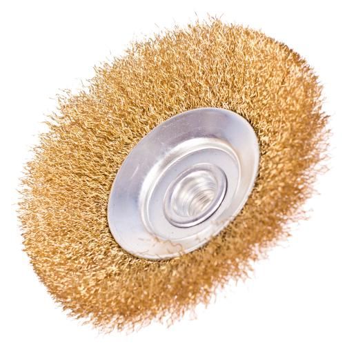 Щетка конусная "крученая проволока" 115мм, М14х2 Alloid