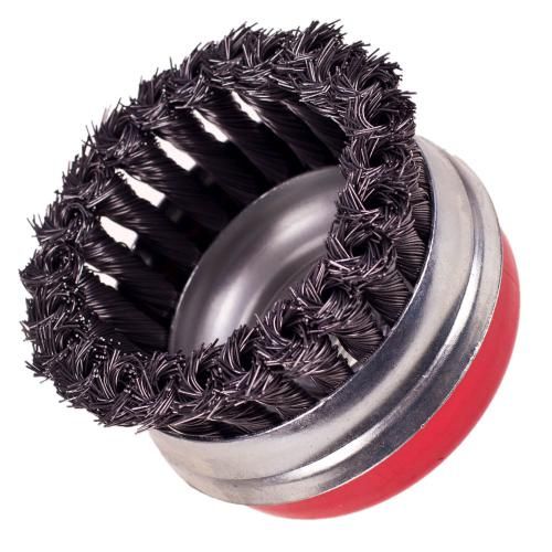 Щетка торцевая усиленная "пучки крученой проволоки" 85мм, М14х2 Alloid (WB-2085U)