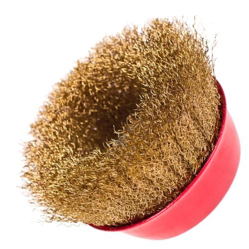 Щетка торцевая "крученая проволока" 100мм, М14х2 Alloid