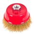 Щетка торцевая "крученая проволока" 100мм, М14х2 Alloid