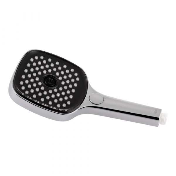 Лійка для ручного душу Qtap Rucni 120 мм прямоугольна QTRUCA120N3KCB Chrome