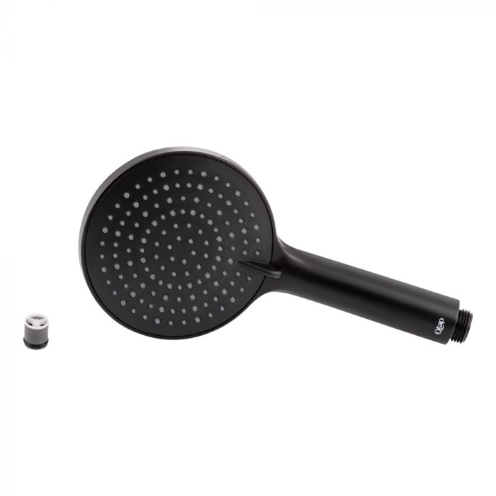Лейка для ручного душа Qtap Rucni 115 мм круглая QTRUCA116O3PBB Black Matt