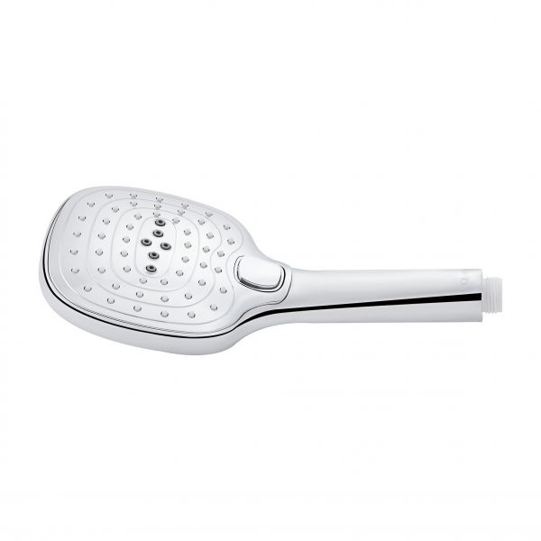 Лійка для ручного душу Qtap Rucni 120х120 мм прямоугольна QTRUCA120N3KCC Chrome