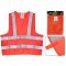 Жилет безопасности светоотражающий (orange) 166Or XXL (ЖБ006)