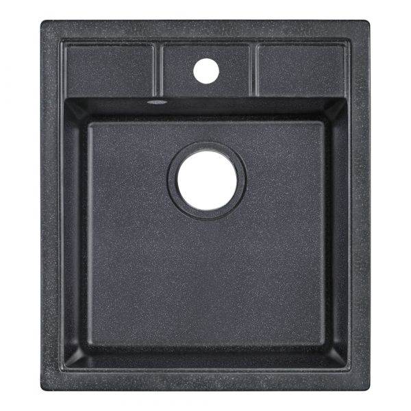 Кухонна мийка Lidz 460х515/200 BLA-03 (LIDZBLA03460515200)