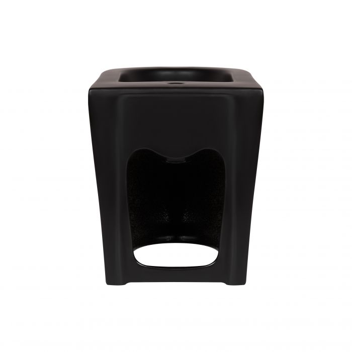 Биде напольное Qtap Scorpio 530x360x395 Matt black QT14441003CMB