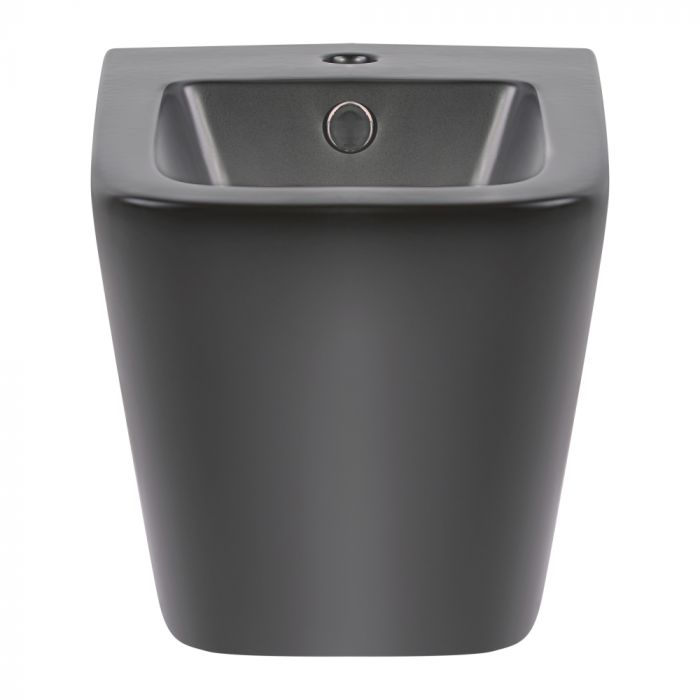 Биде подвесное Qtap Tern 485x345x330 Matt black QT1755052FMB