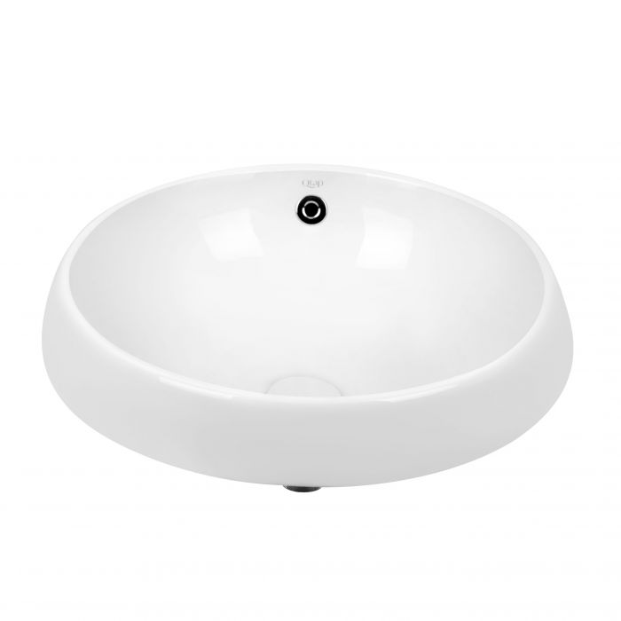 Раковина Qtap Jay 475х475х200 White с донным клапаном QT0711K305W