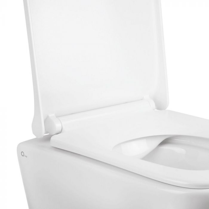 Набор Qtap инсталляция 3 в 1 Nest QT0133M425 с панелью смыва линейной QT0111M08381CRM + унитаз с сиденьем Tern QT1733052ERW