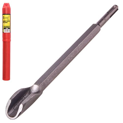 Зубило для бетона канавочное SDS-plus 14x250х22мм Alloid (С-1425022)