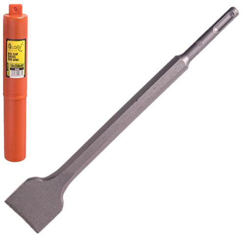 Зубило для бетону плоске SDS-plus 14x250х40мм Alloid