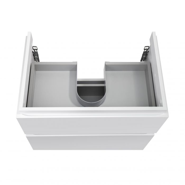 Комплект Qtap Albatross 710х725х460 White тумба подвесная+врезная раковина QT0172TP700D3070CW