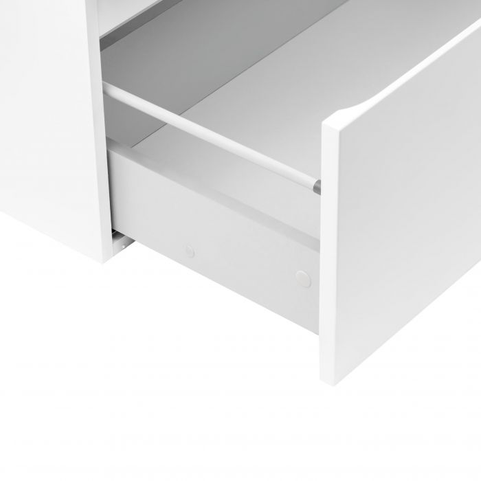 Комплект Qtap Albatross 710х725х460 White тумба подвесная+врезная раковина QT0172TP700D3070CW