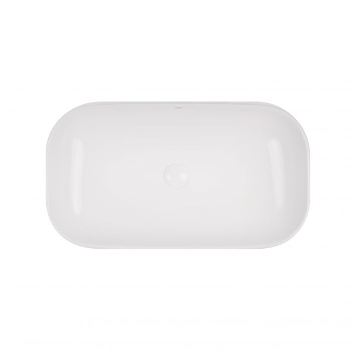 Раковина-чаша Qtap Jay 695х410х150 White с донным клапаном QT07112166W