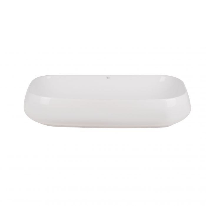 Раковина-чаша Qtap Jay 695х410х150 White с донным клапаном QT07112166W