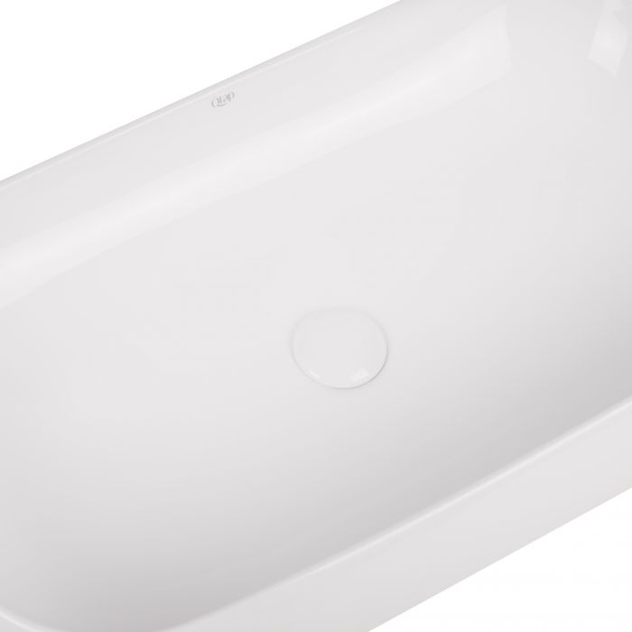 Раковина-чаша Qtap Jay 695х410х150 White с донным клапаном QT07112166W