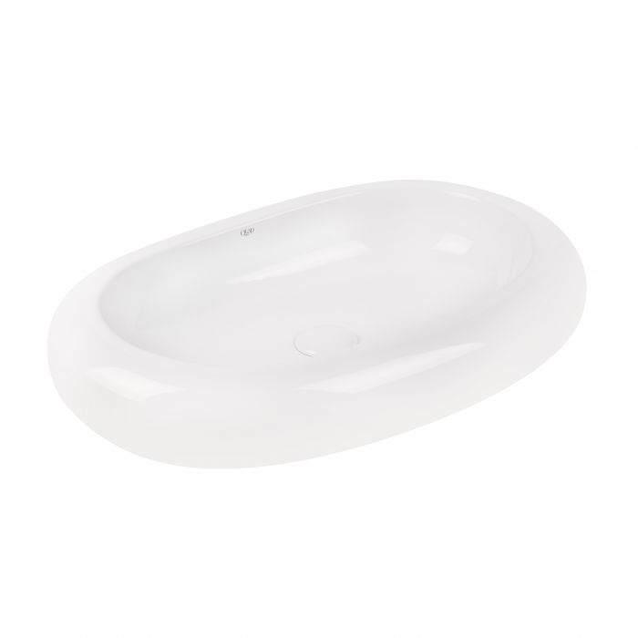 Раковина-чаша Qtap Robin 635x420x105 White с донным клапаном QT13113075W