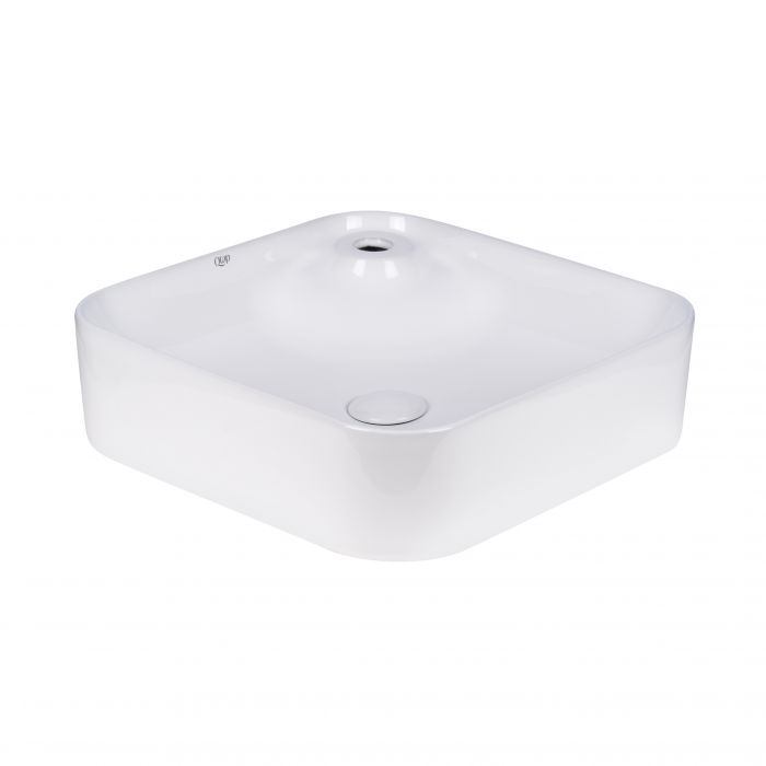 Раковина-чаша Qtap Stork 430x430x120 White с донным клапаном QT15112194W