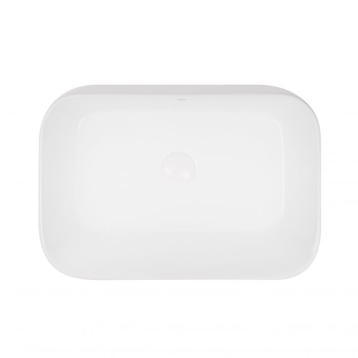 Раковина-чаша Qtap Scorpio 550х390х120 White с донным клапаном QT14112243W